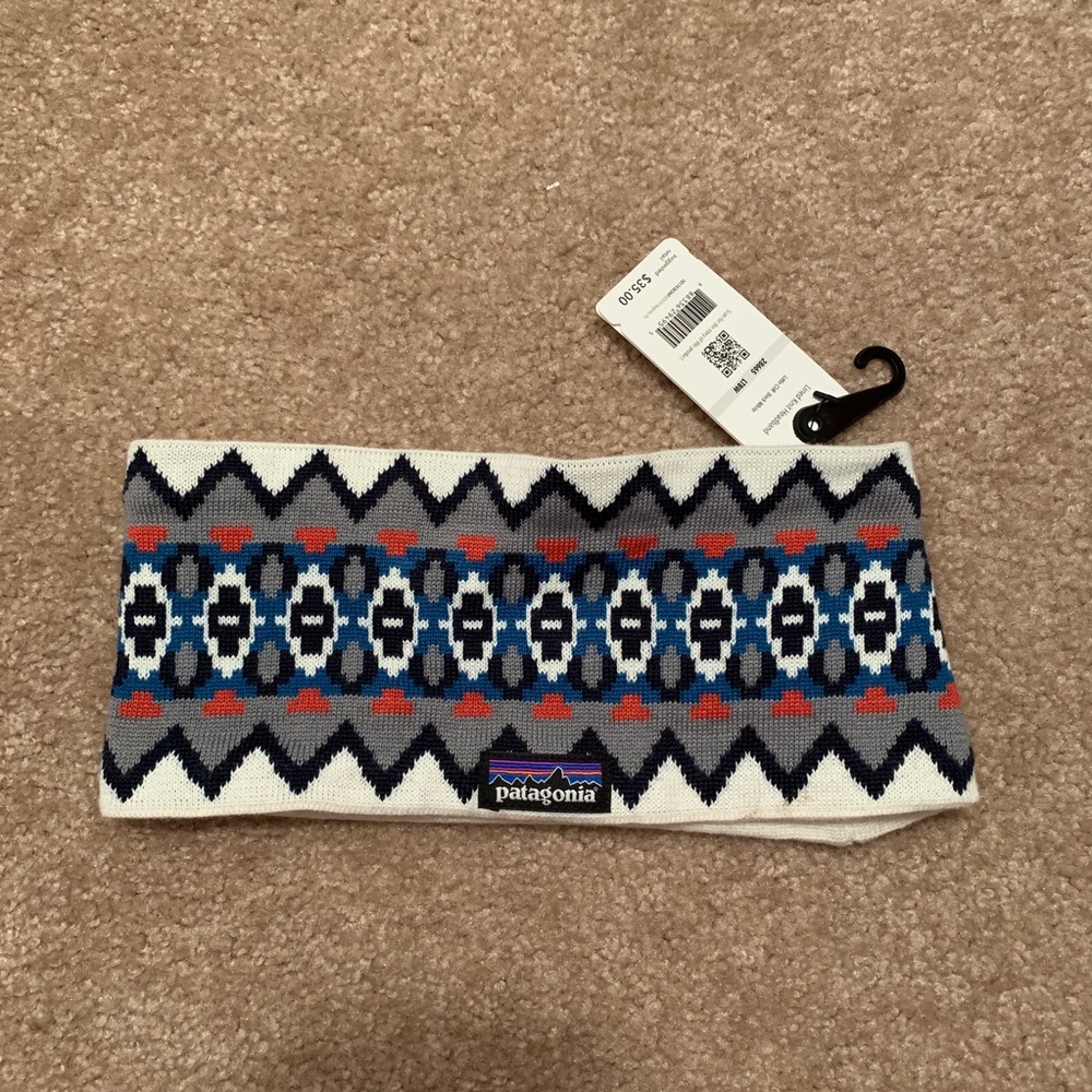 Patagonia; lined knit headband